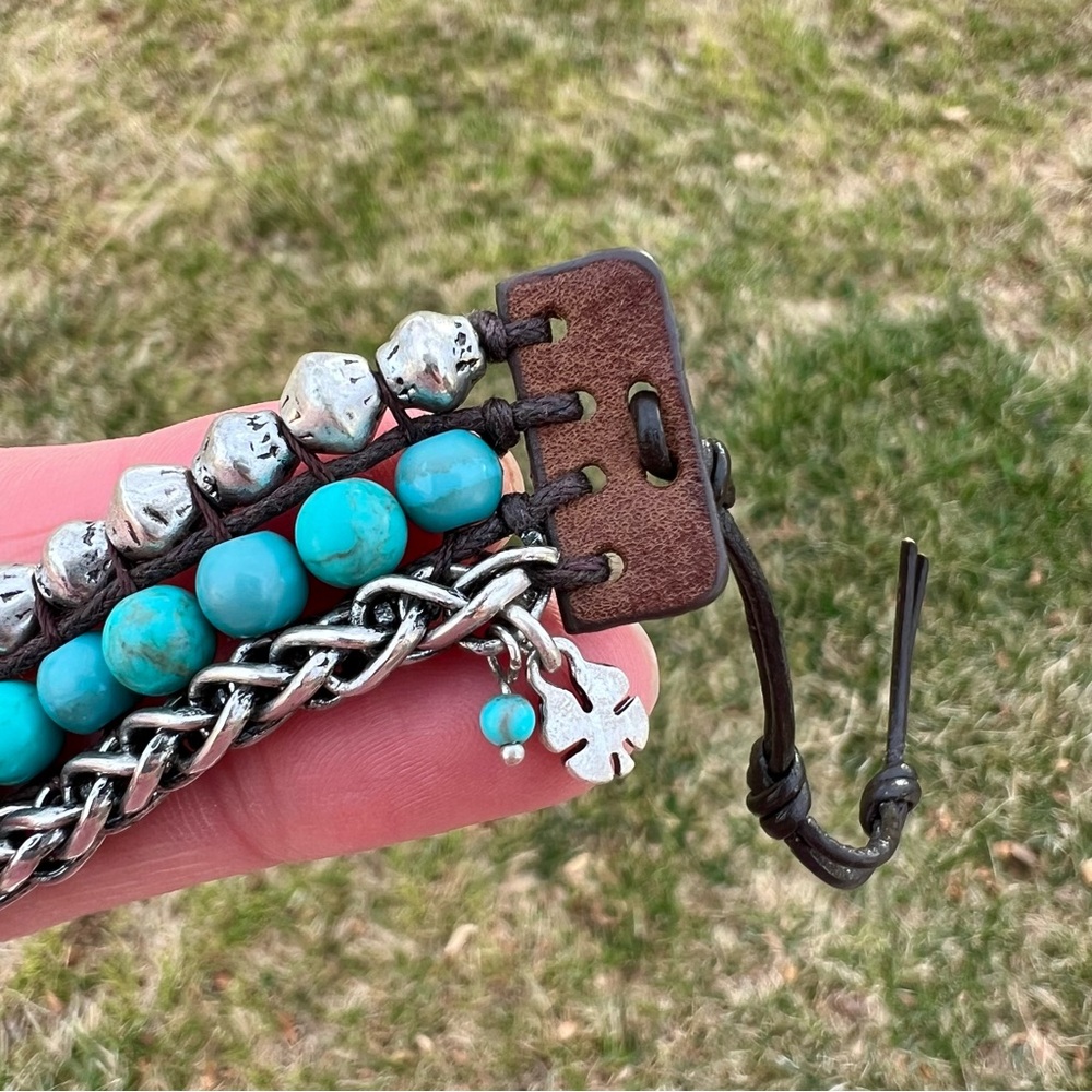 Lucky Brand Turquoise Beaded Bracelet - Picture 5 of 7